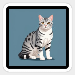 American Shorthair Cat Sticker
